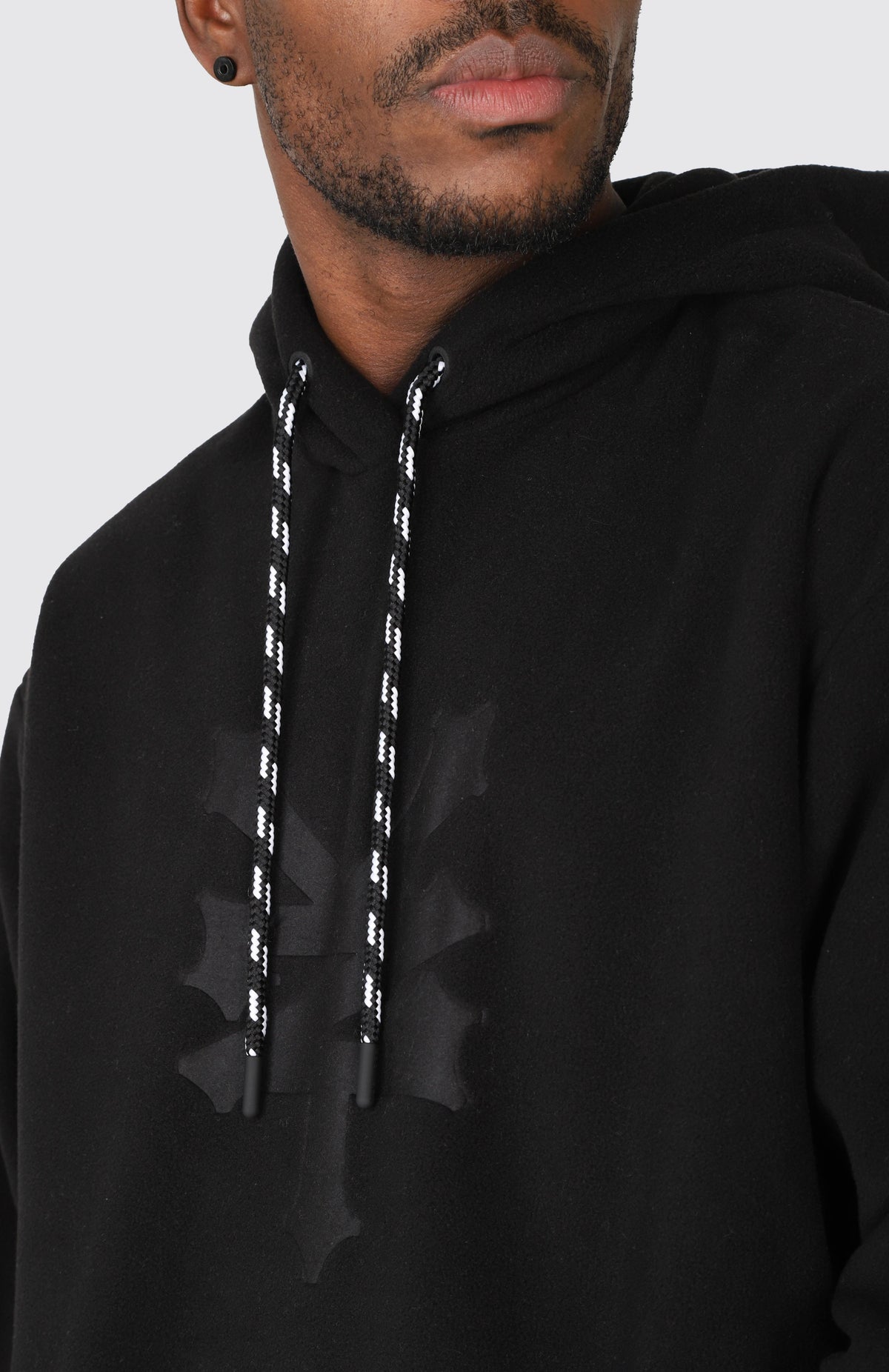 Poleron Hood Polar Innovation Negro Zoo York