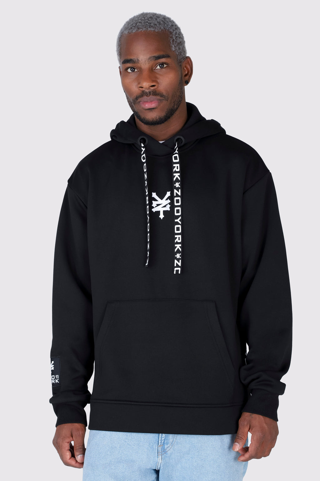 Poleron Hood Polar Tasty Negro Zoo York