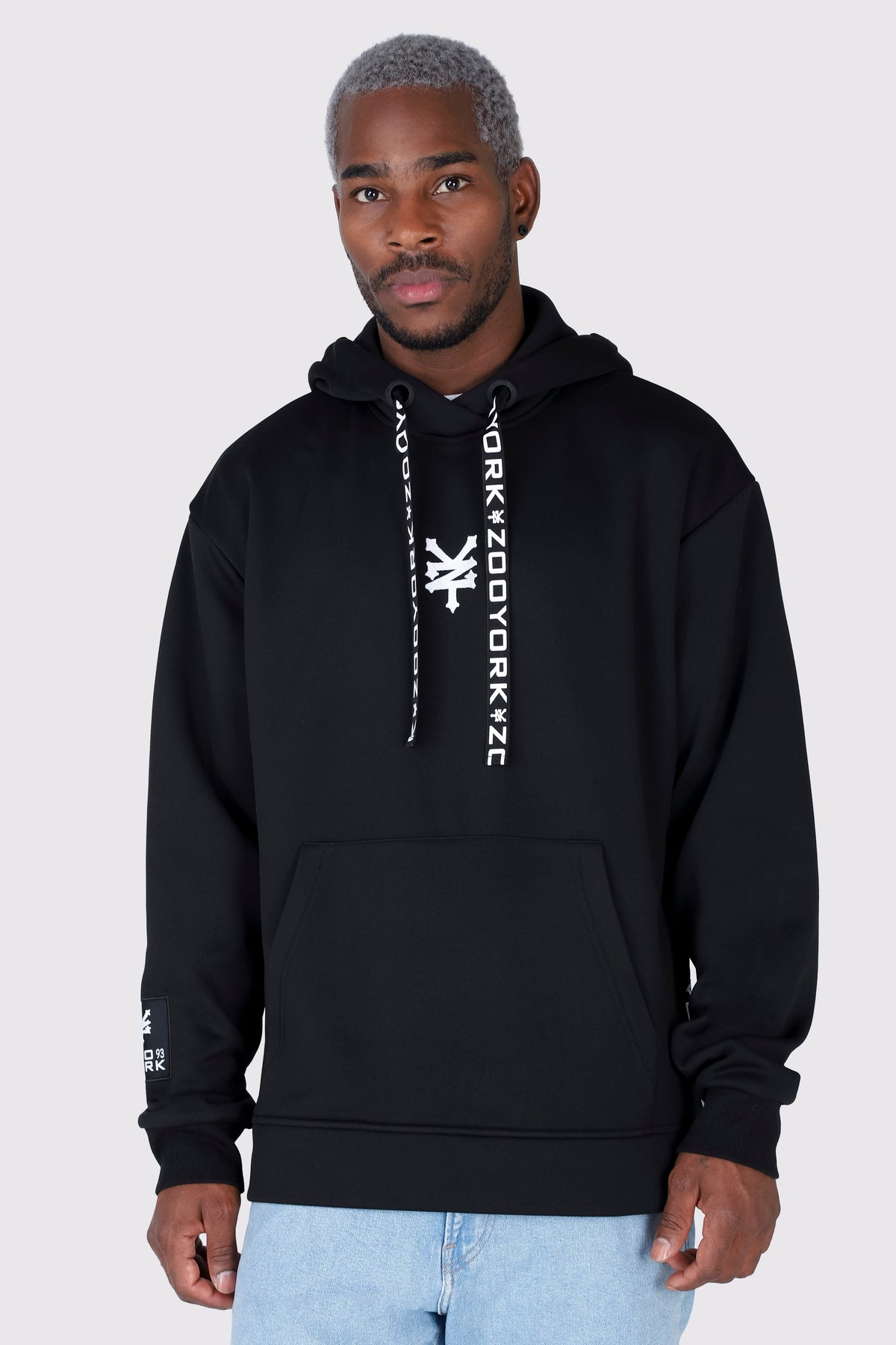 Poleron Hood Polar Tasty Negro Zoo York