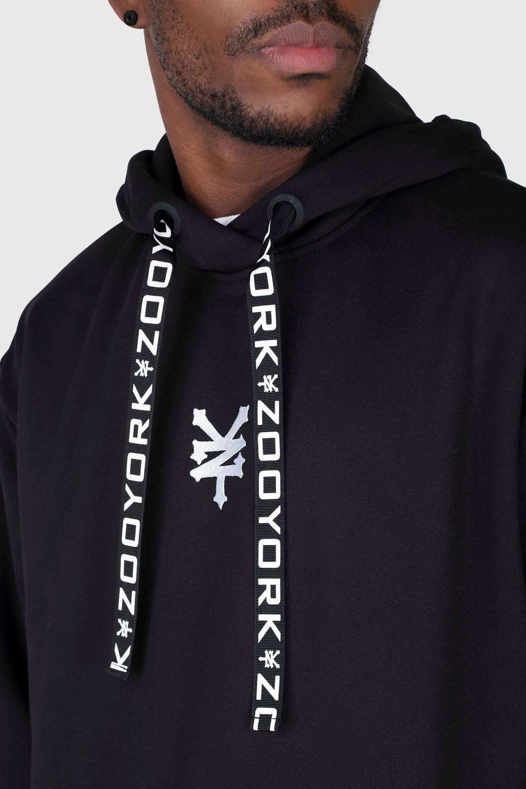 Poleron Hood Polar Tasty Negro Zoo York