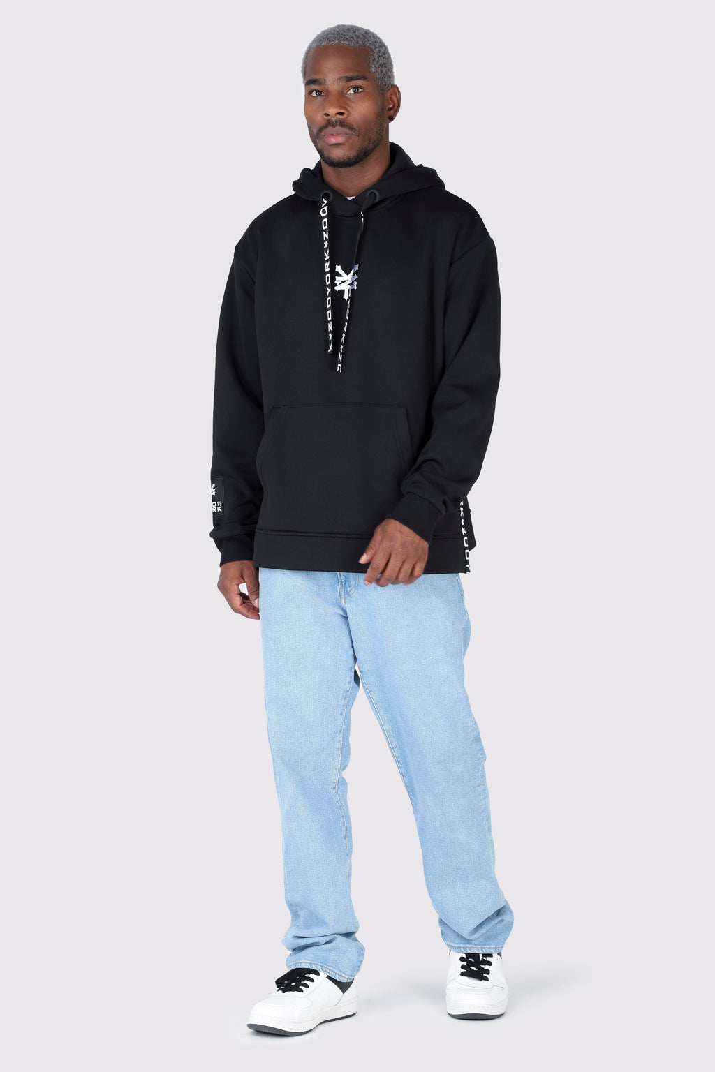 Poleron Hood Polar Tasty Negro Zoo York