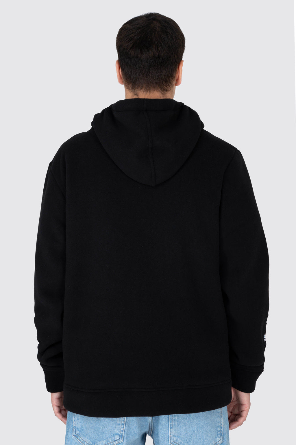 Poleron Zip Polar Stencil Negro Zoo York