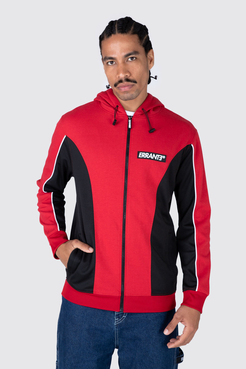 Poleron Zip Spring Rojo ERRANTE