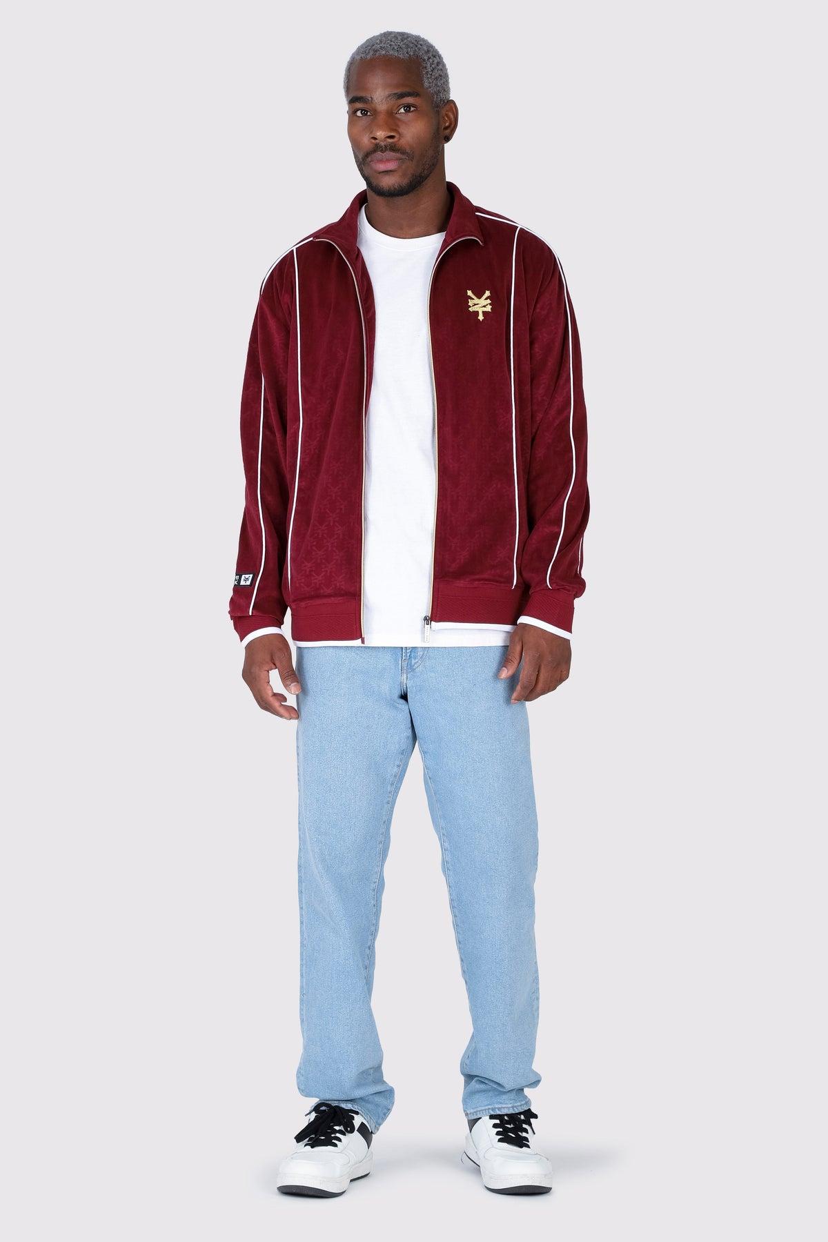Chaqueta Velvet Cracker Burdeo Zoo York 