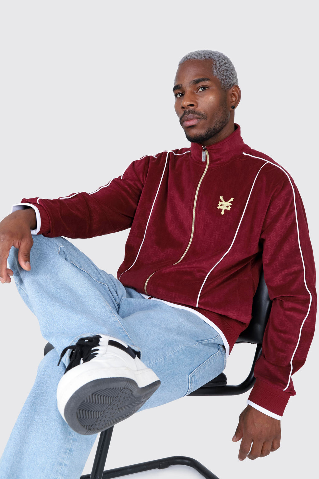 Chaqueta Velvet Cracker Burdeo Zoo York 