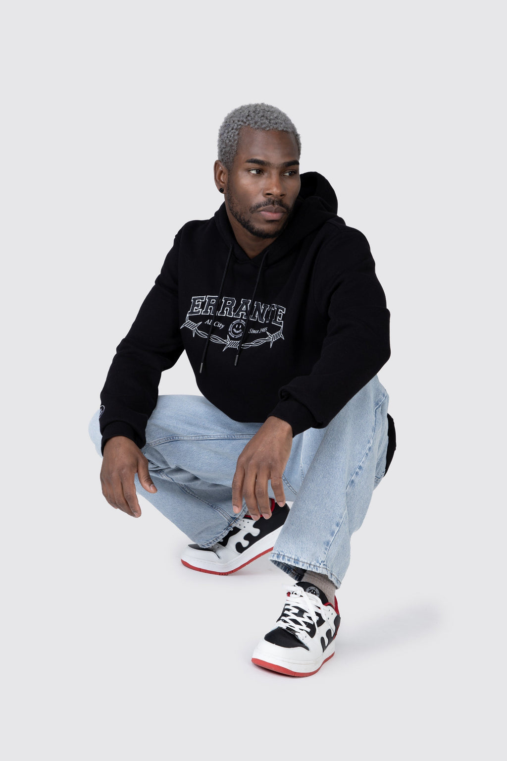 Poleron Hood ERRANTE Wired Negro ERRANTE 
