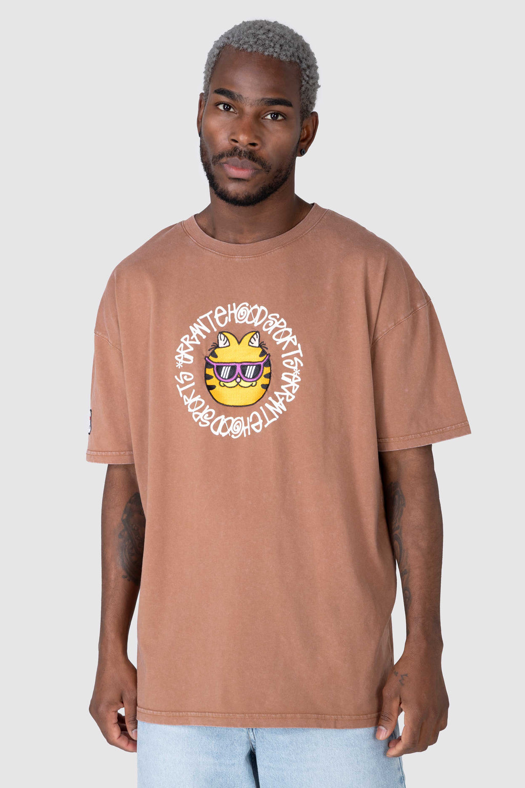 Polera M/C Garfield Trust Me Café ERRANTE 