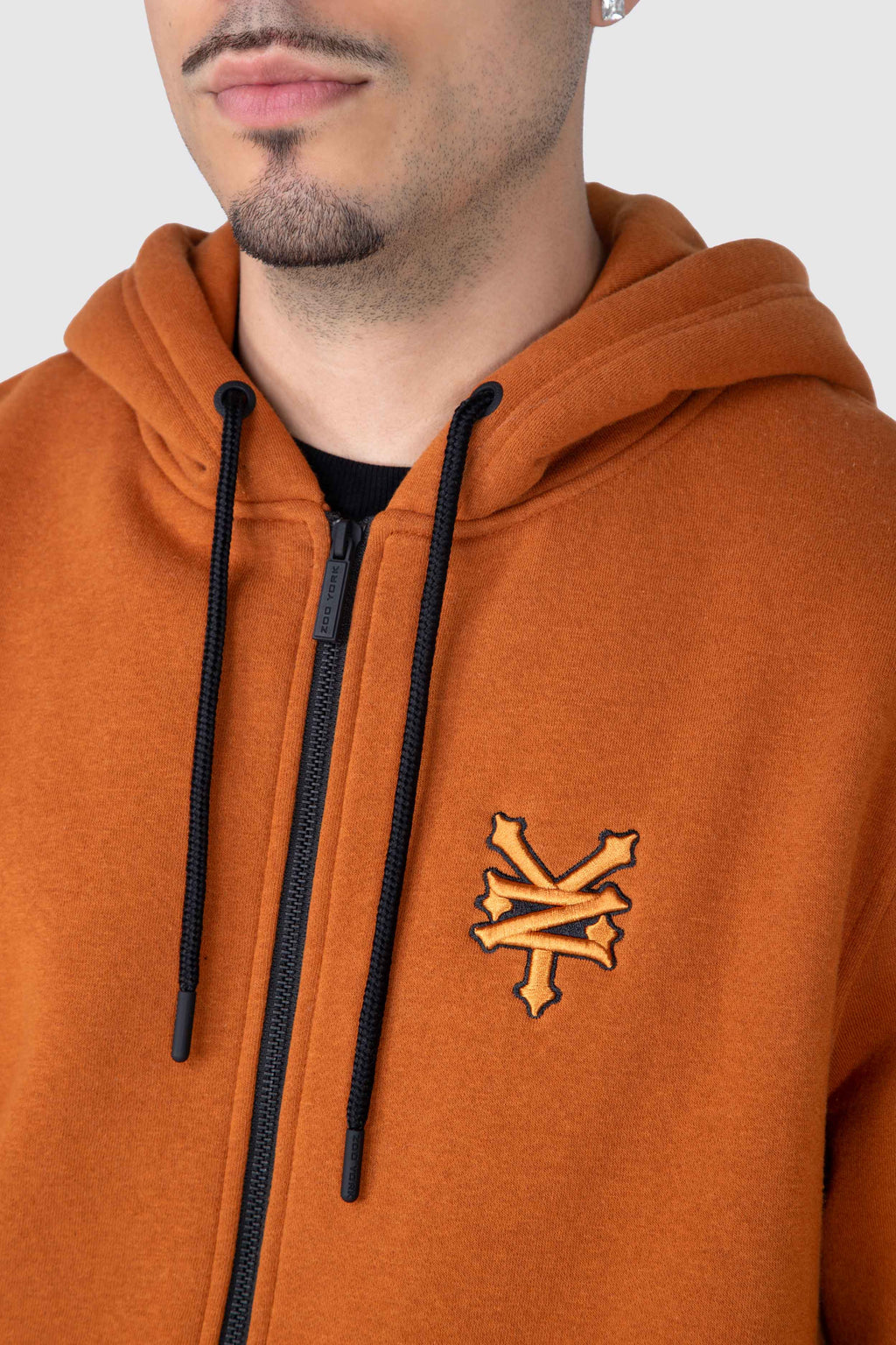 Poleron Zip Original Flow Café Zoo York 