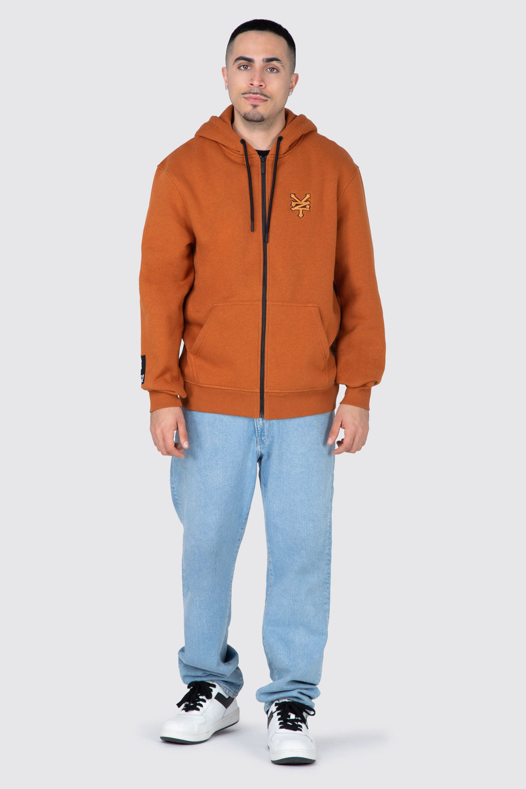 Poleron Zip Original Flow Café Zoo York 