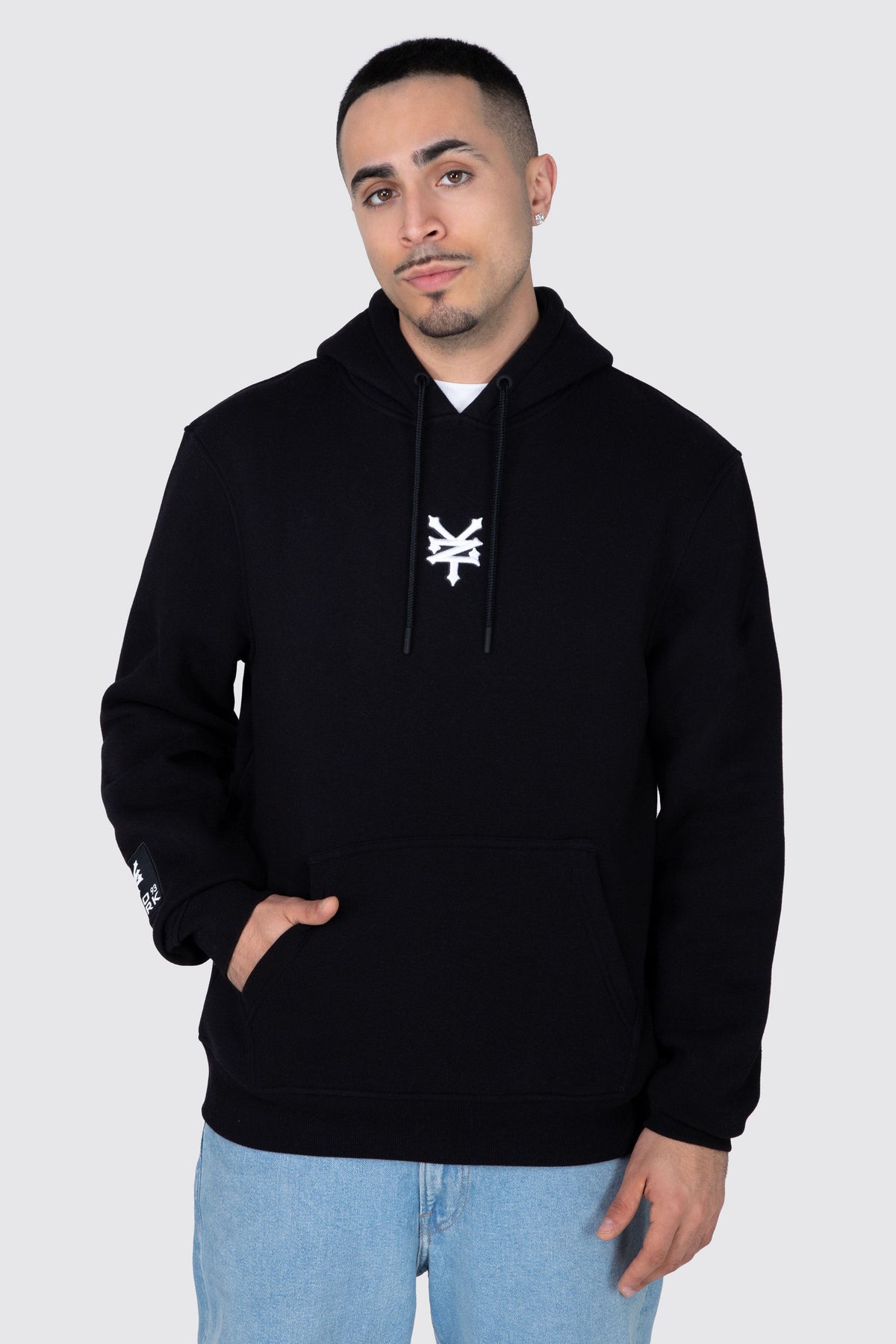 Poleron Hood Original Flow Negro Zoo York 