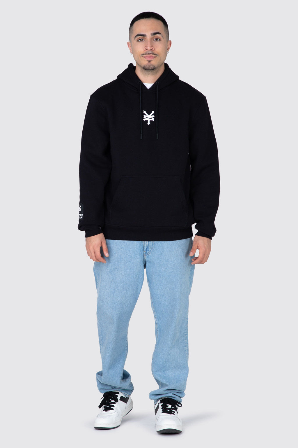 Poleron Hood Original Flow Negro Zoo York 