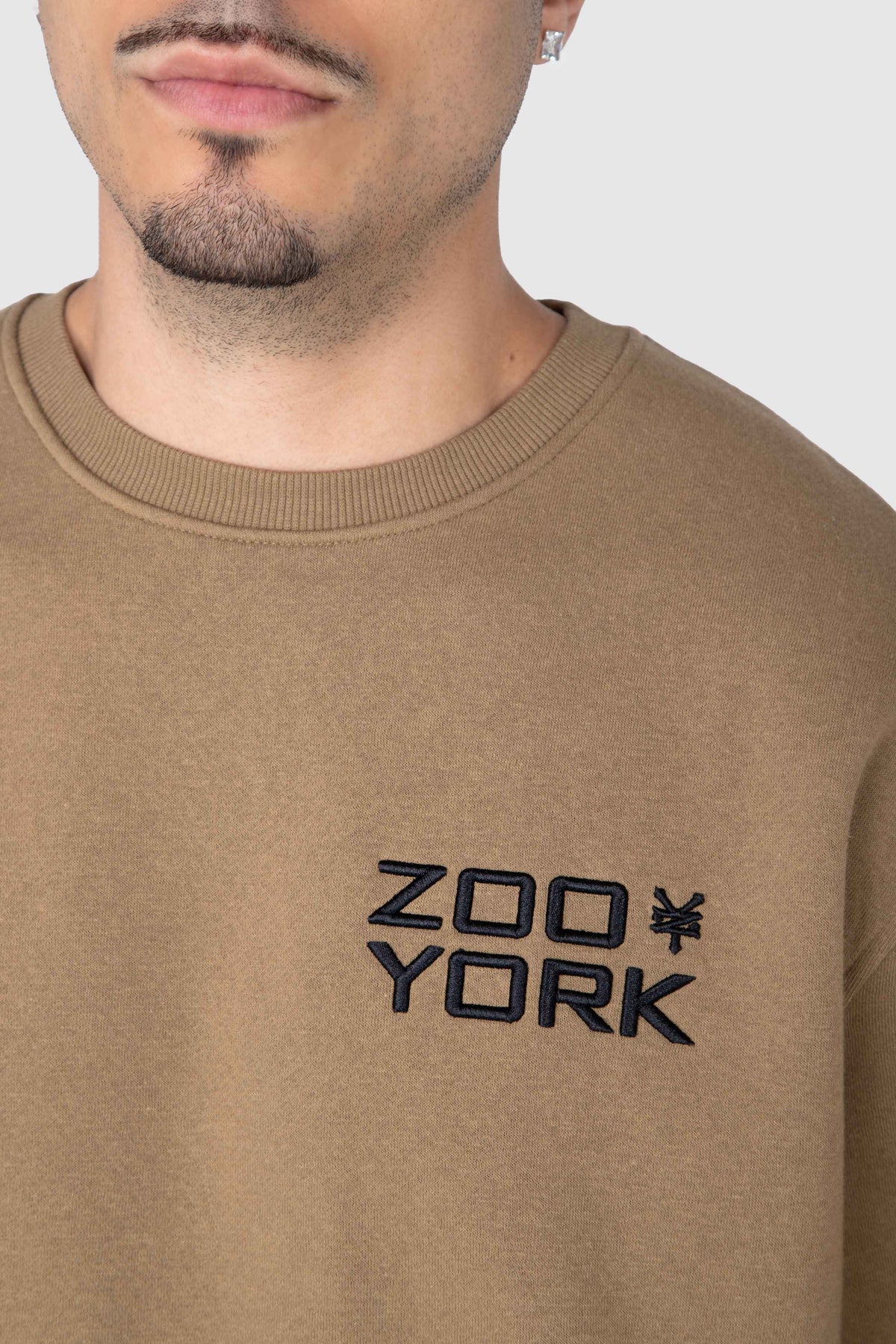 Poleron Crew Neck Original Flow Café Zoo York 