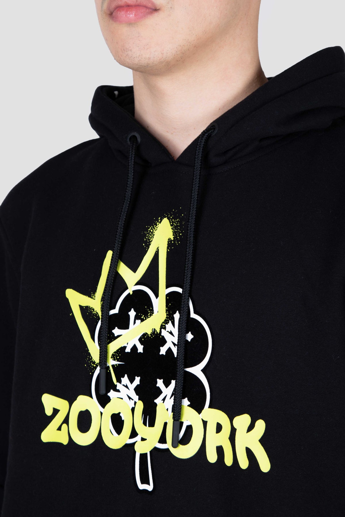 Poleron Hood Lucky King Negro Zoo York 