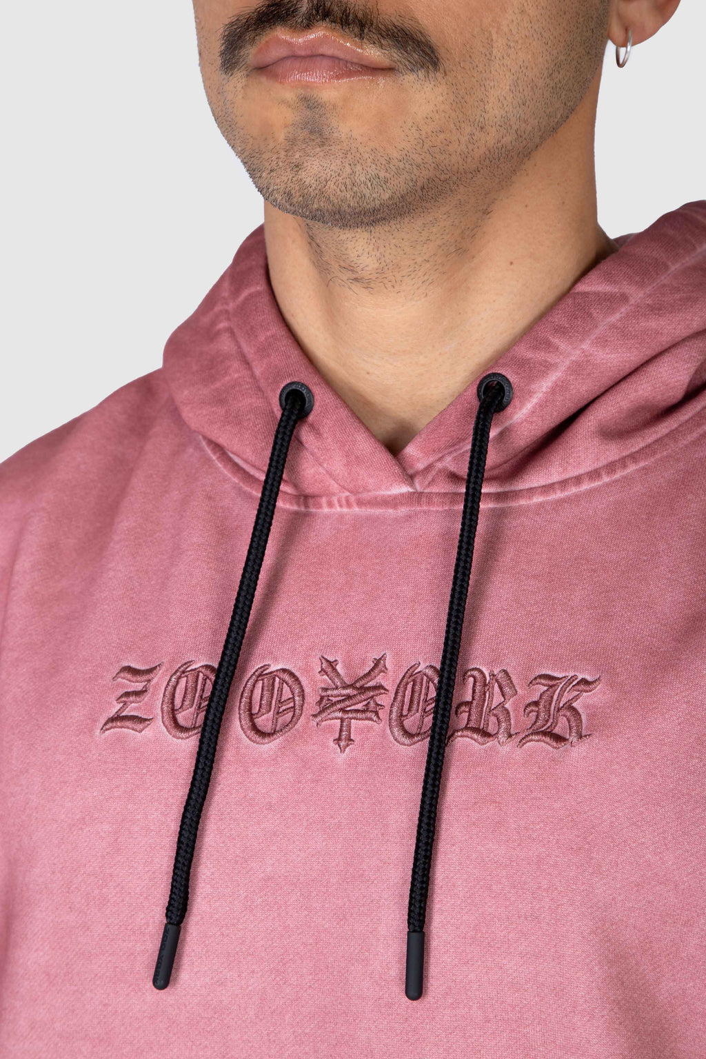 Poleron Hood Sounder Rosado Zoo York 