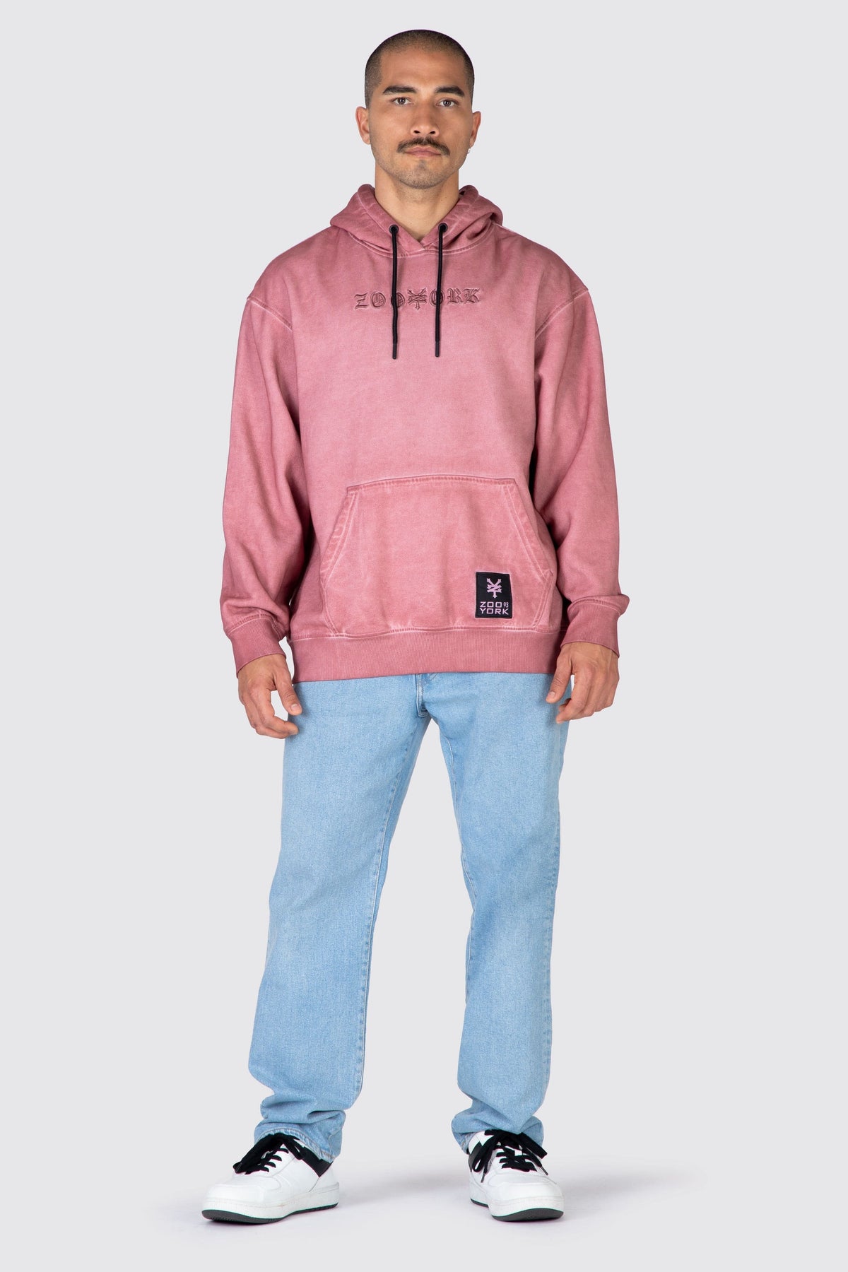 Poleron Hood Sounder Rosado Zoo York 