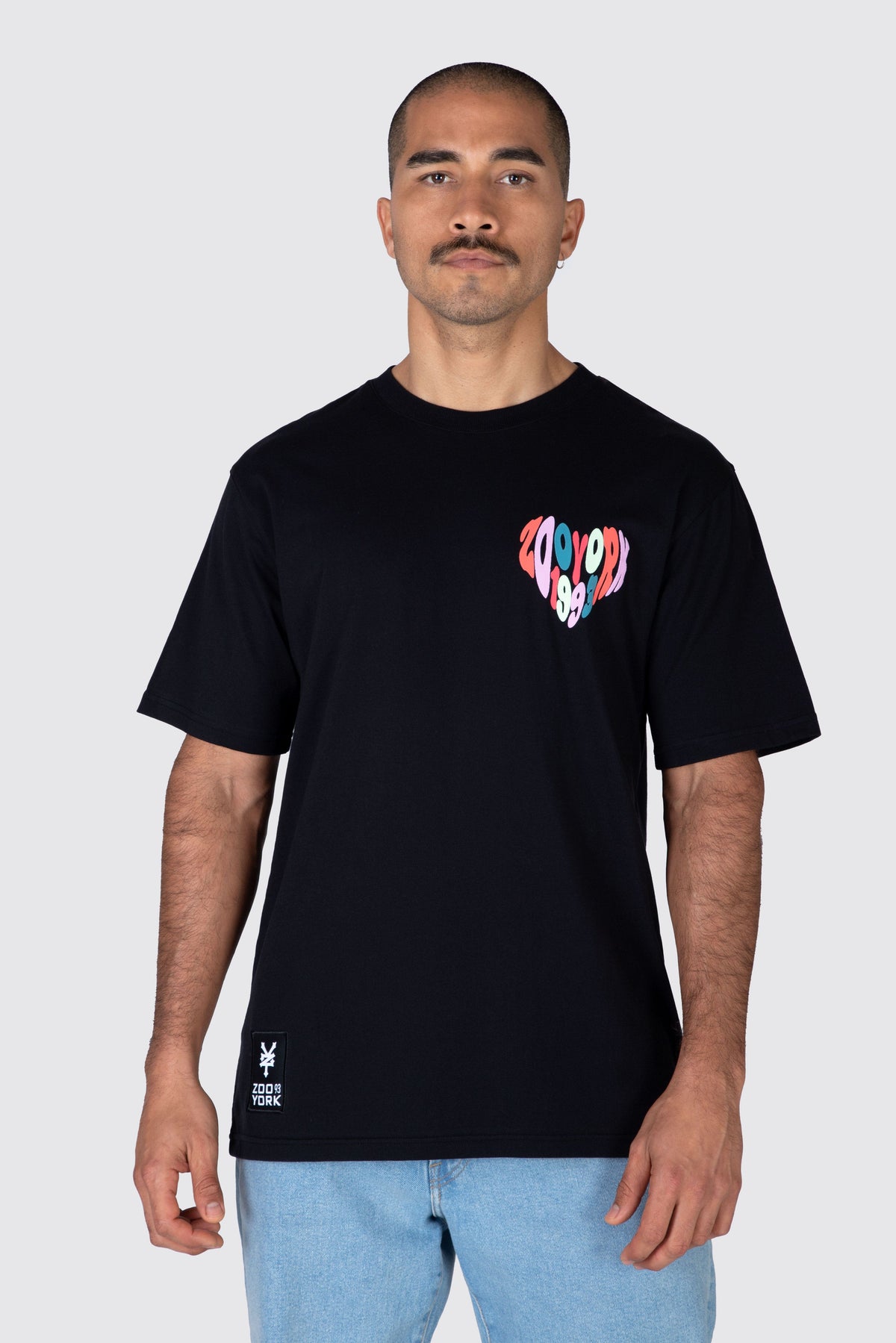 Polera M/C Lets Try Negro Zoo York 