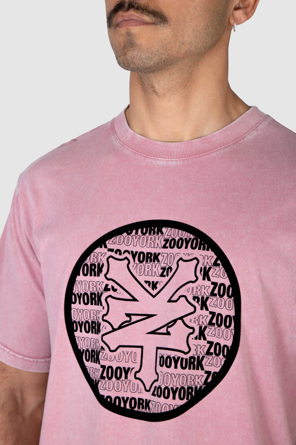 Polera M/C Emerging Rosado Zoo York 