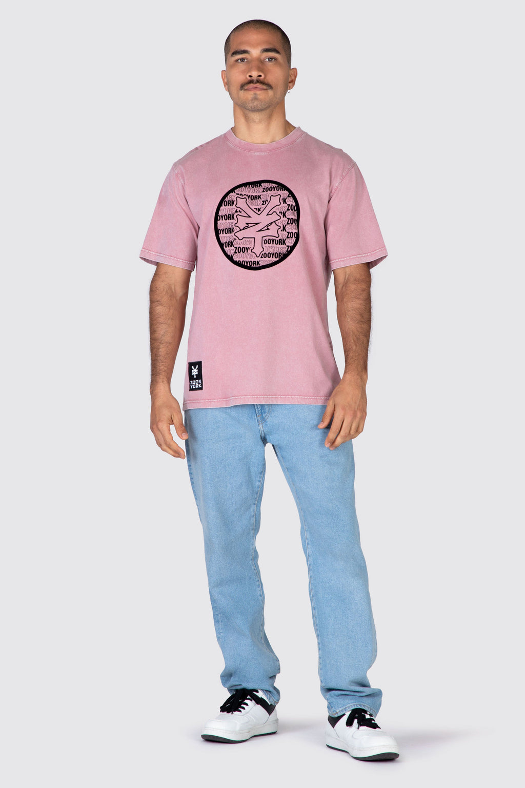 Polera M/C Emerging Rosado Zoo York 