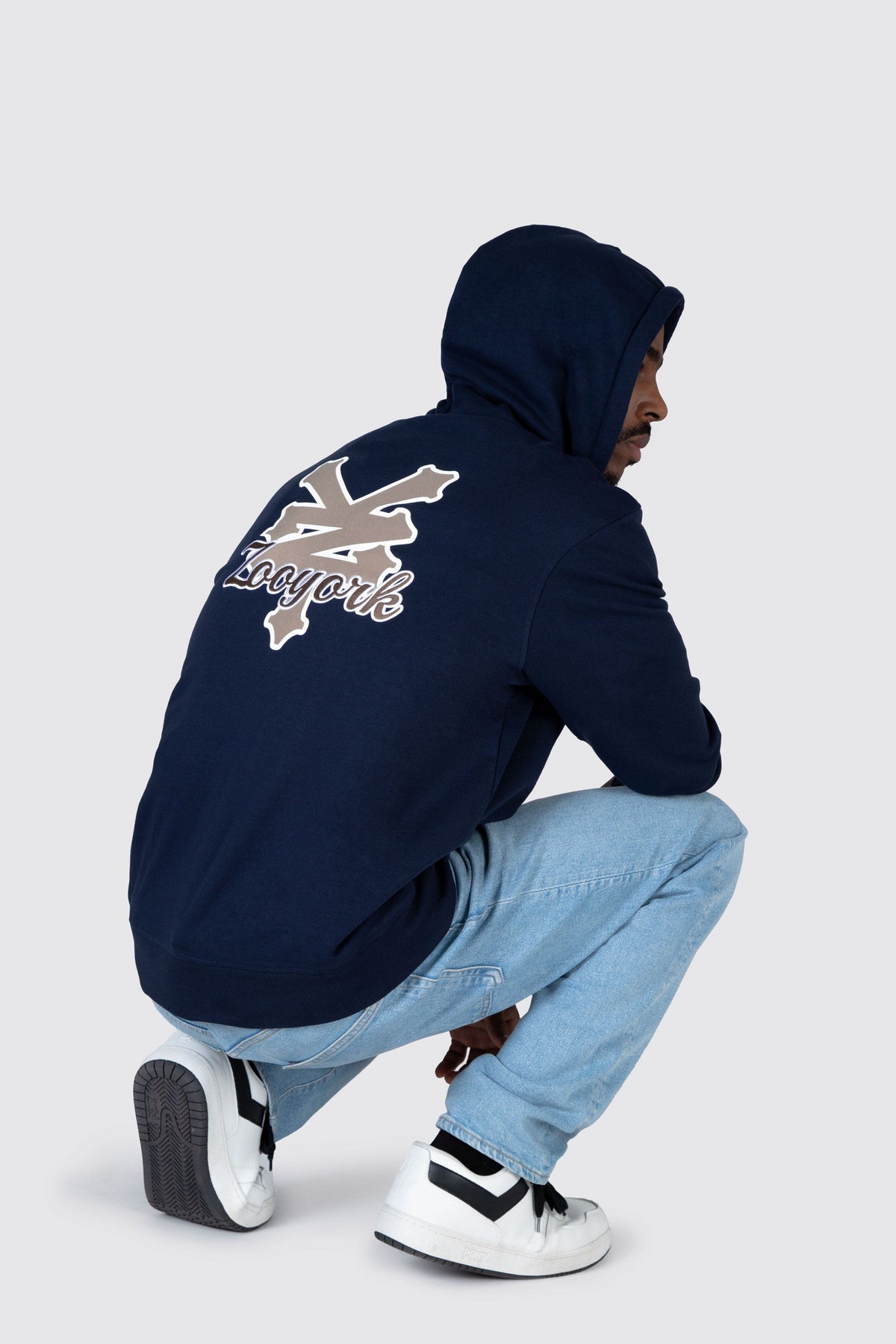 Poleron Zip Skate Group Azul Zoo York