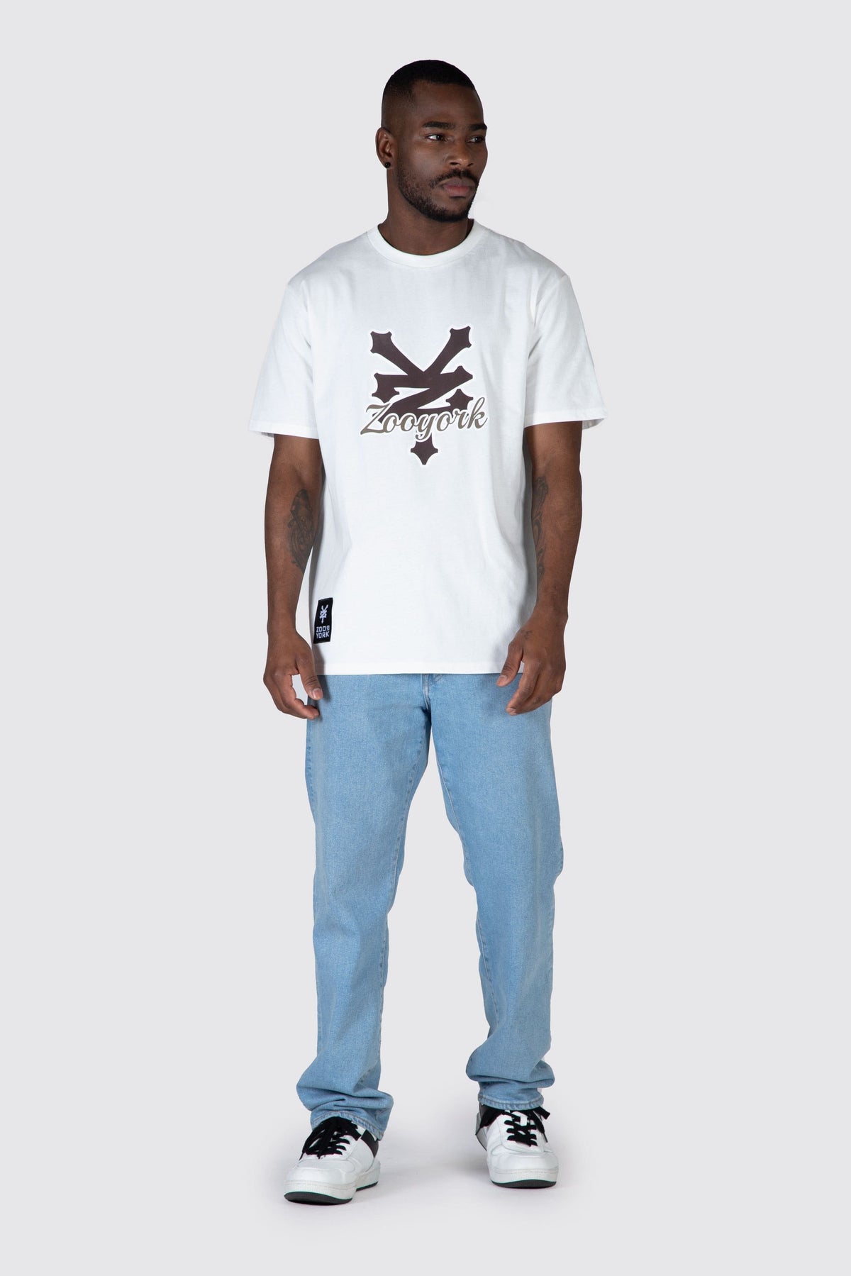 Polera M/C Skate Group Blanco Zoo York