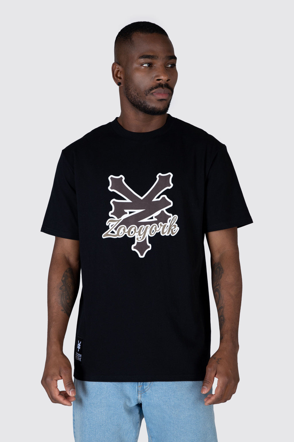 Polera M/C Skate Group Negro Zoo York
