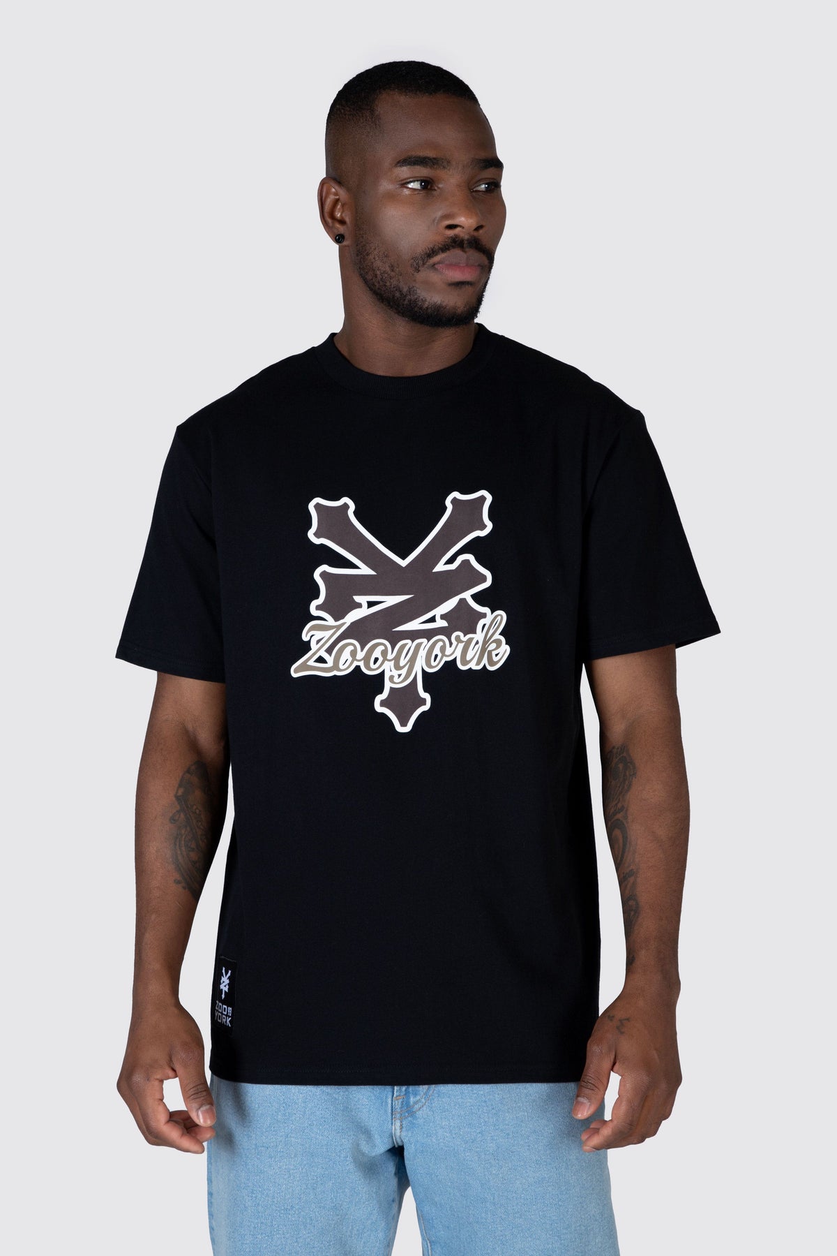 Polera M/C Skate Group Negro Zoo York