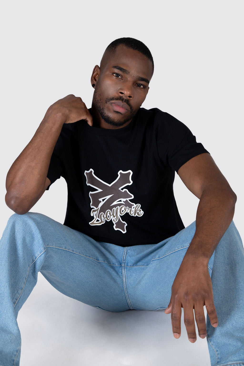 Polera M/C Skate Group Negro Zoo York