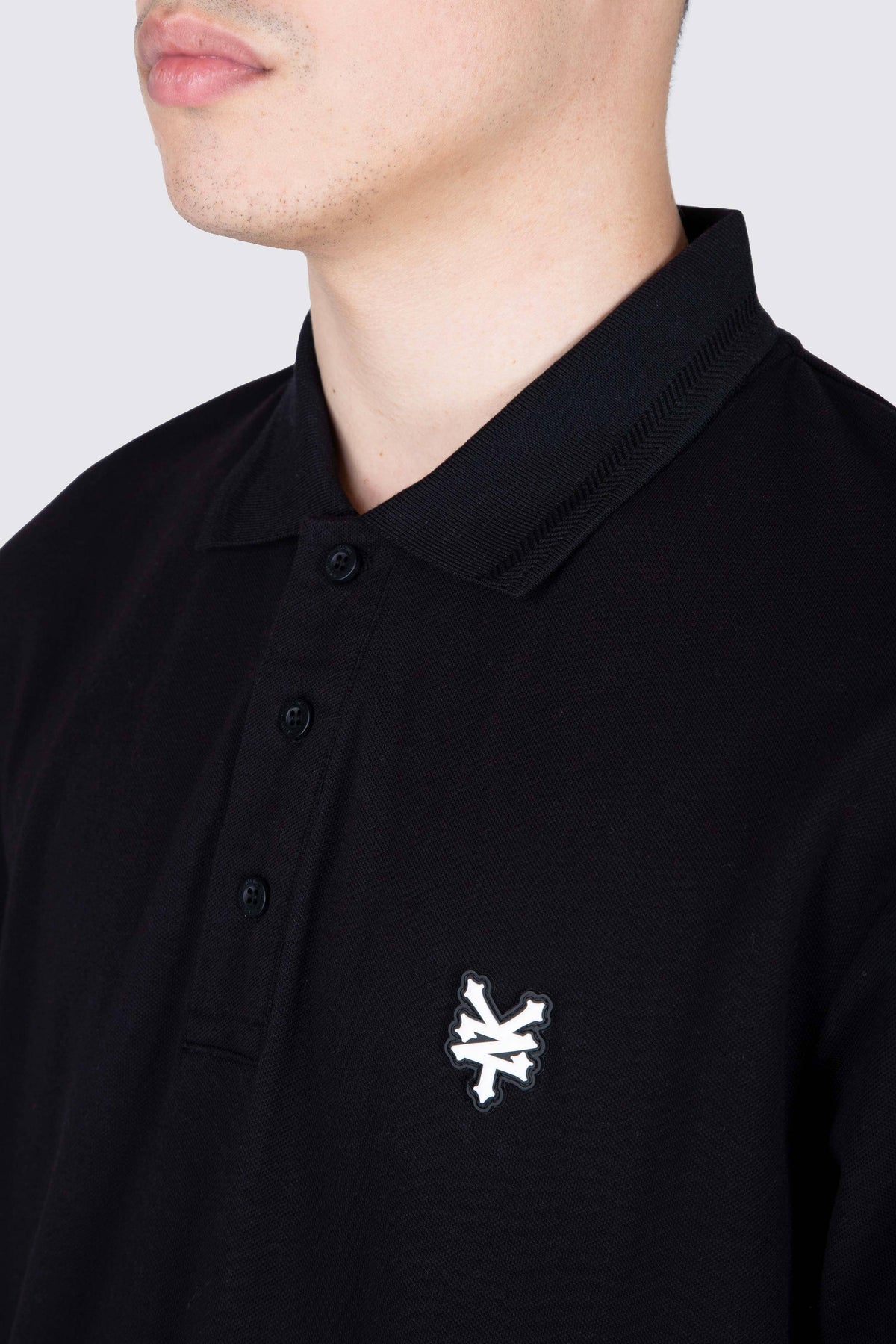 Polera M/C Pique Revenge Negro Zoo York 