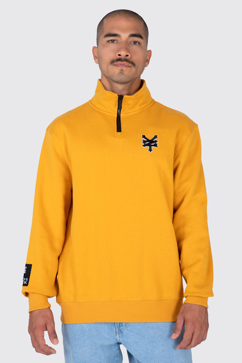 Poleron Half Zip Original City Mostaza Zoo York