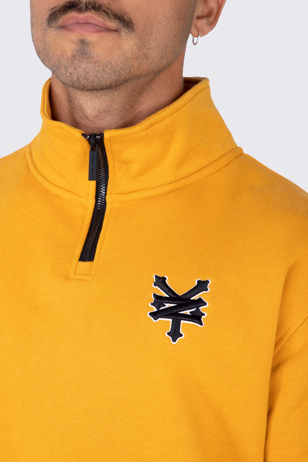 Poleron Half Zip Original City Mostaza Zoo York