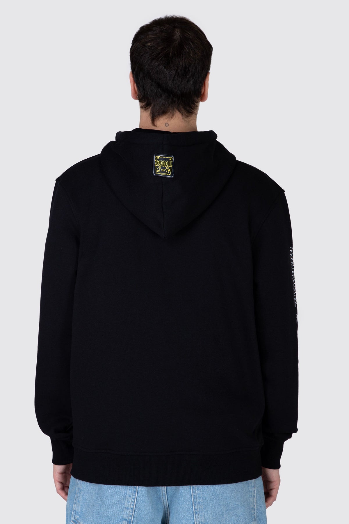 Poleron Zip Bob Esponja Border Block Negro Zoo York