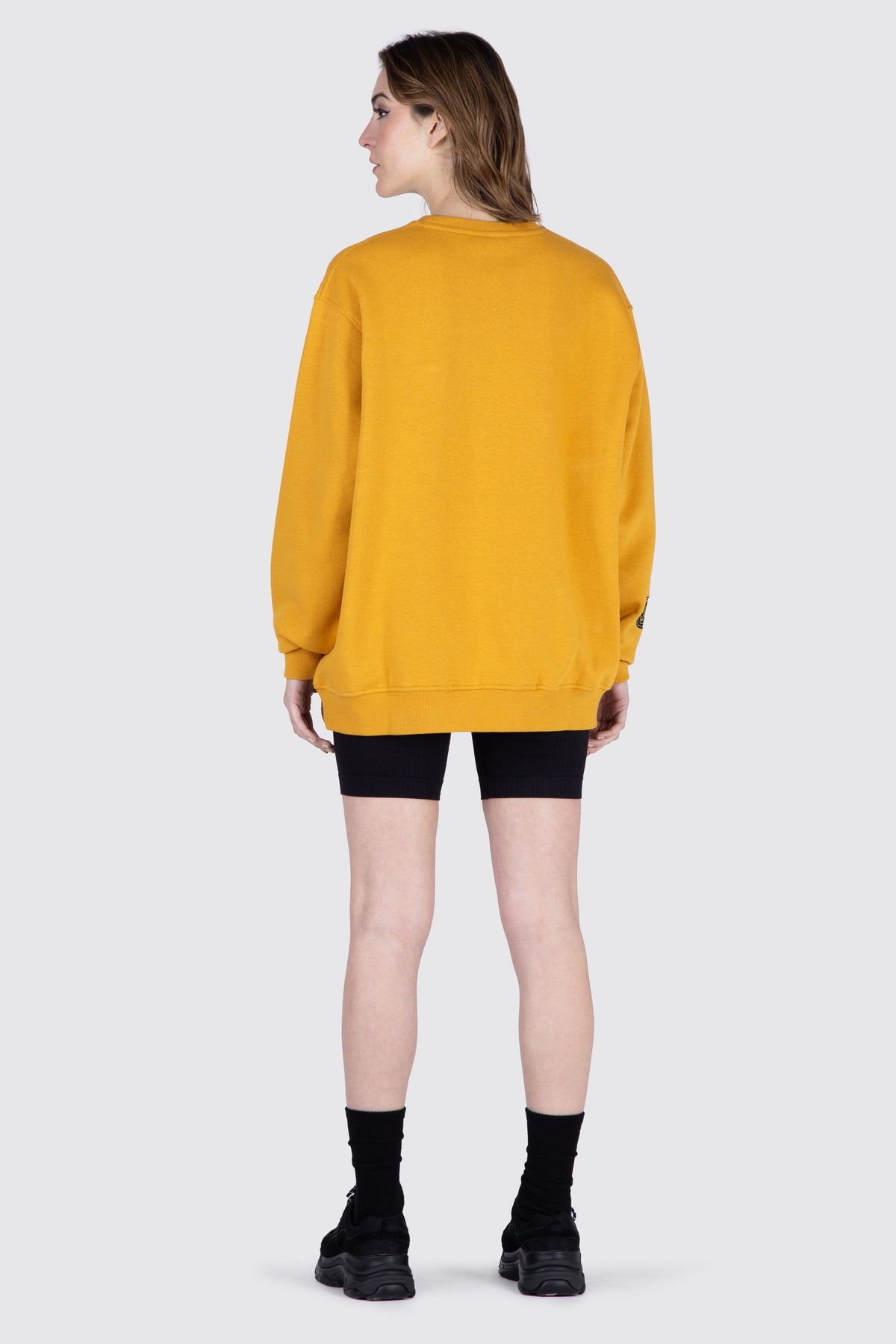 Poleron Crew Neck Bob Esponja Drop B Mostaza Zoo York