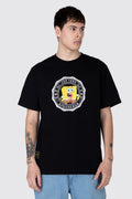 Polera M/C Bob Esponja East River Negro Zoo York