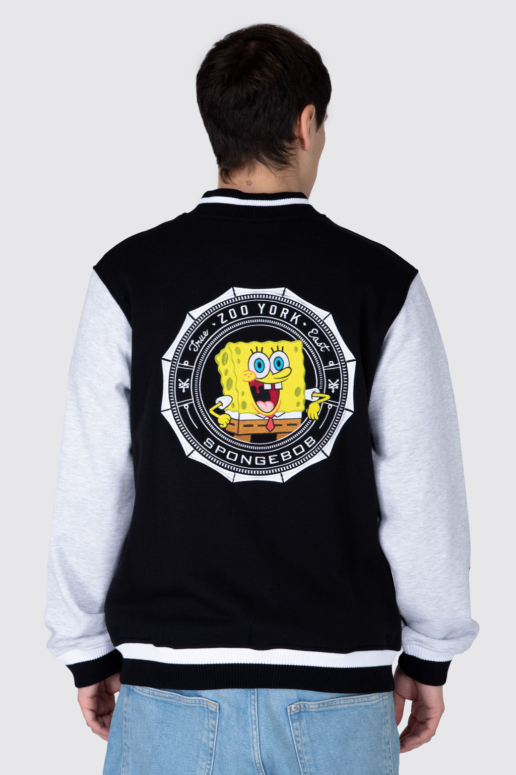 Chaqueta Bomber Bob Esponja Borough Negro Zoo York