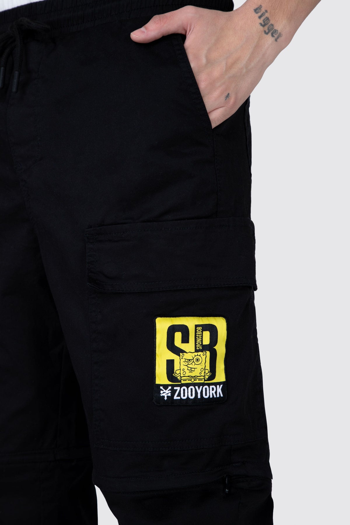 Pantalon Bob Esponja Squarepants Negro Zoo York 