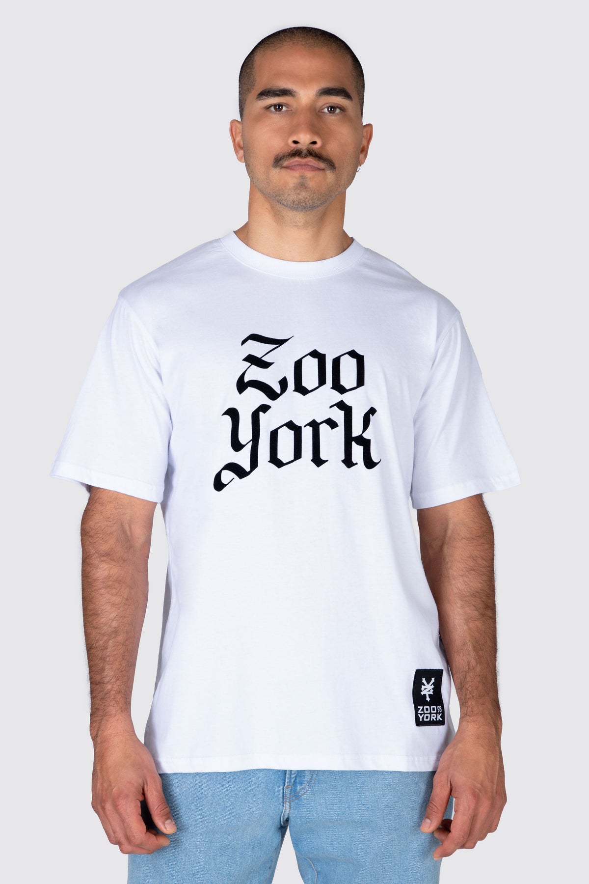 Polera M/C Script 3.0 Blanco Zoo York 
