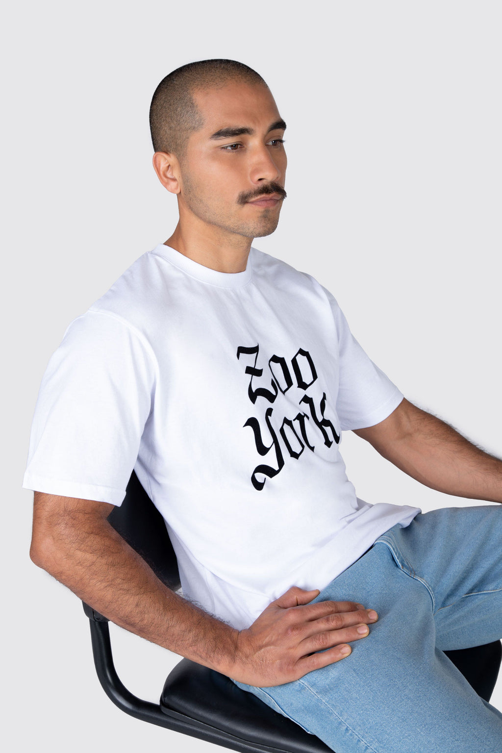Polera M/C Script 3.0 Blanco Zoo York 