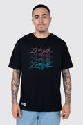 Polera M/C Magic Scrip 3.0 Negro Zoo York 