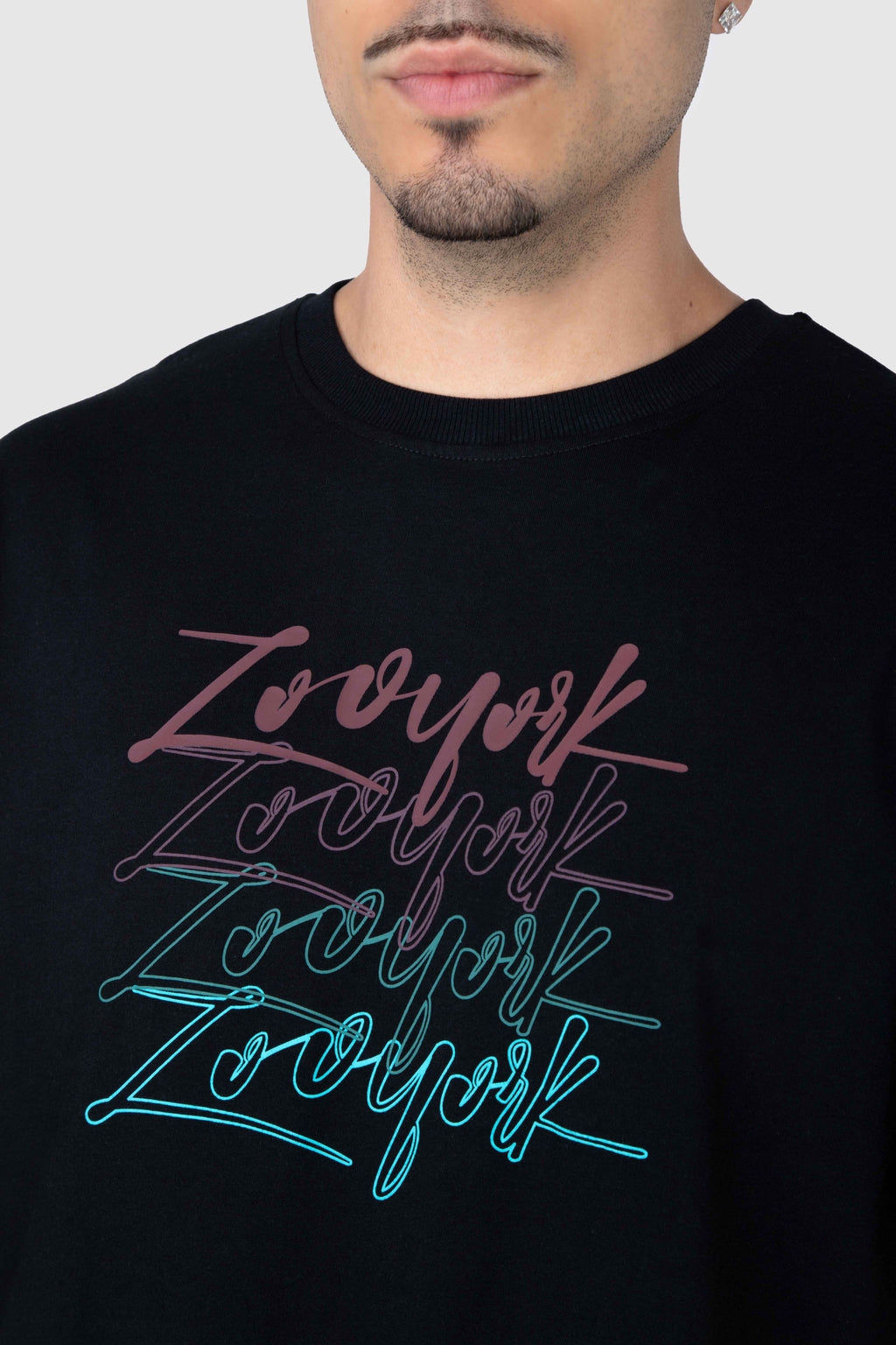 Polera M/C Magic Scrip 3.0 Negro Zoo York 