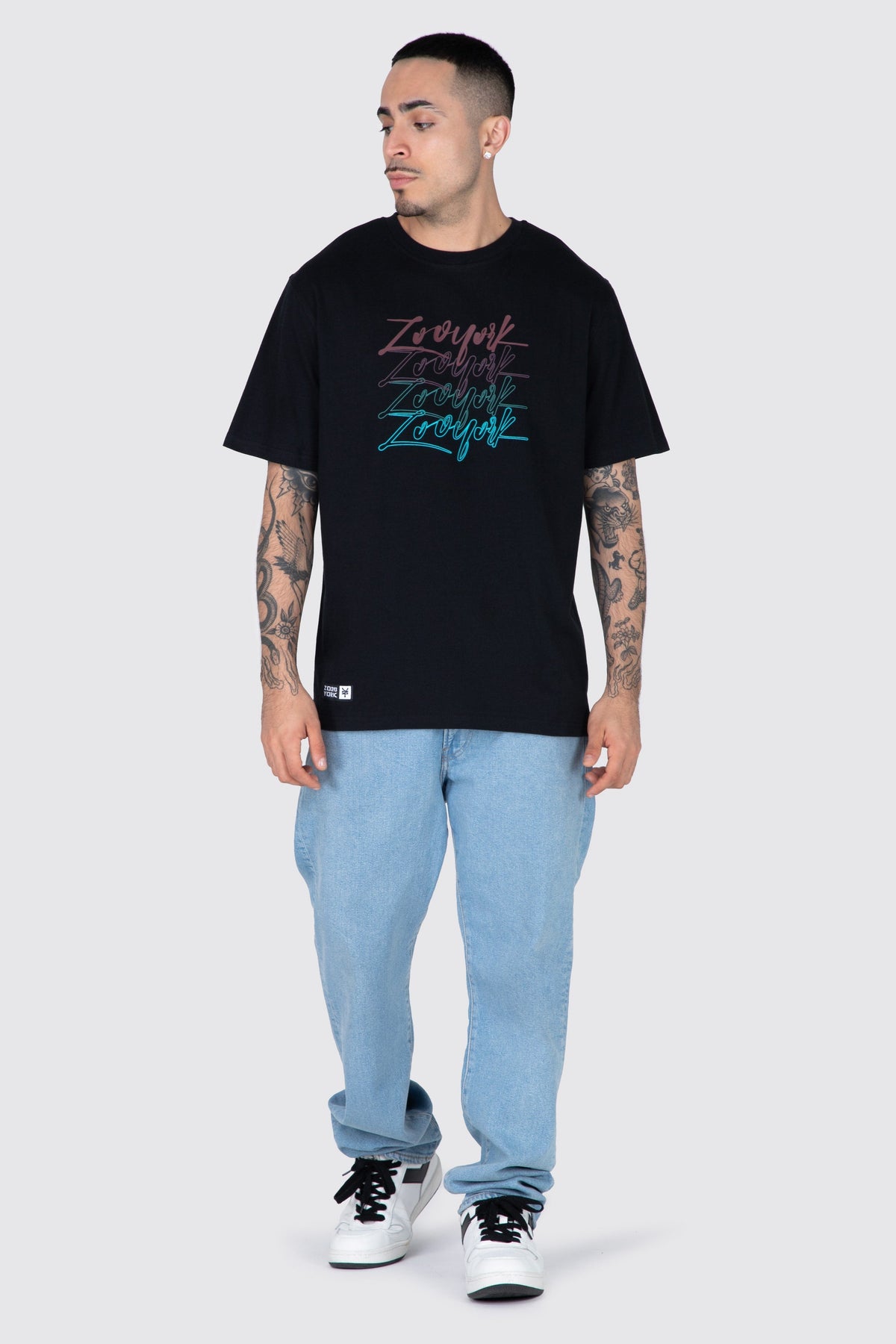 Polera M/C Magic Scrip 3.0 Negro Zoo York 