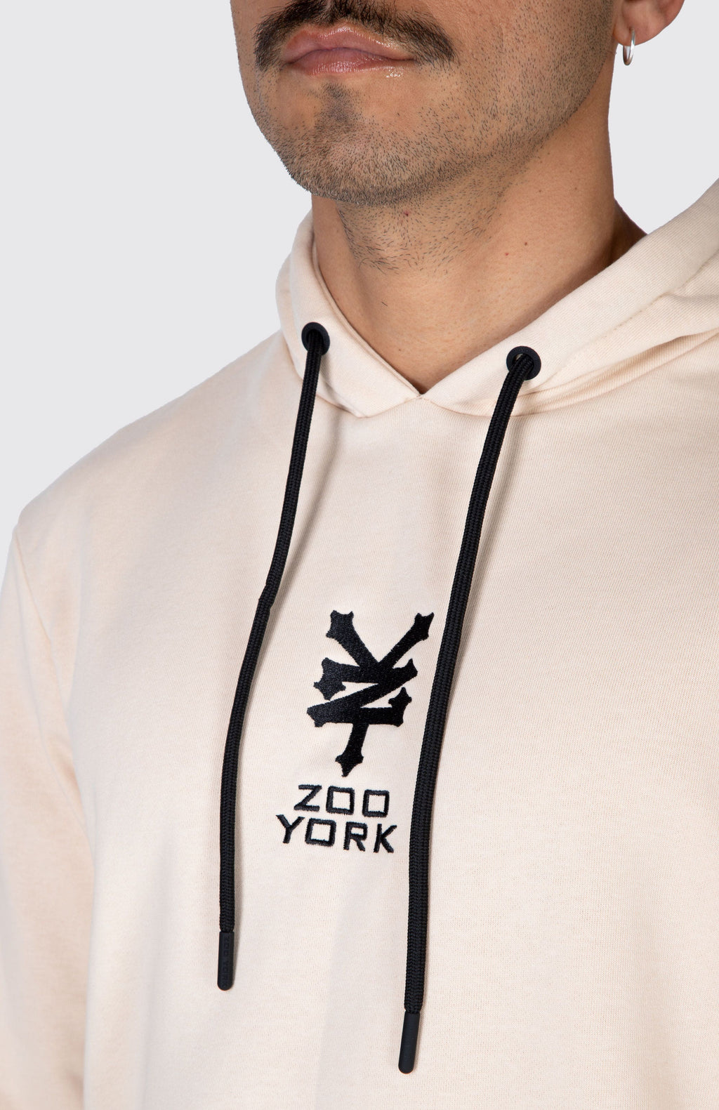 Poleron Hood Kings 3.0 Beige Zoo York 