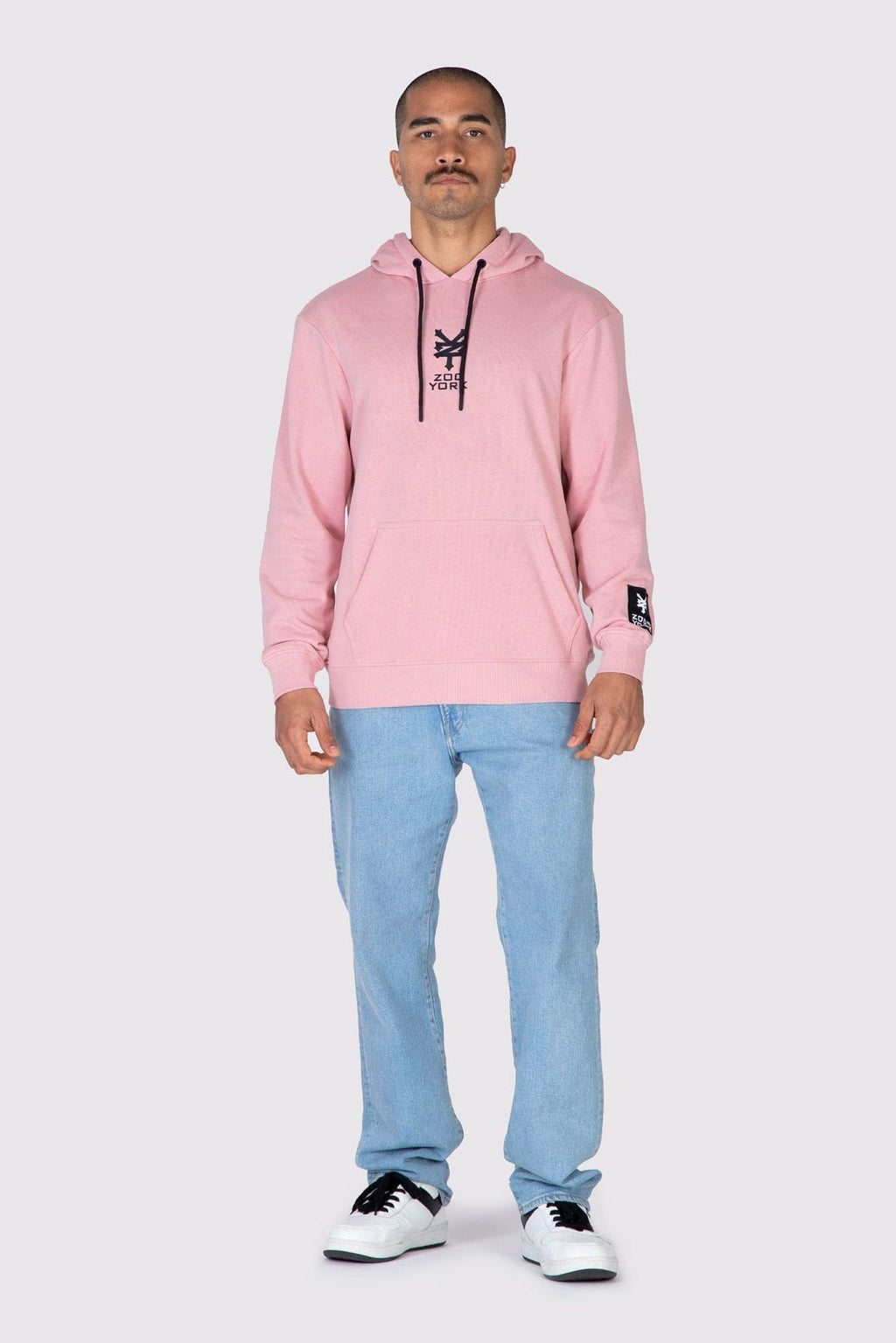 Poleron Hood Kings 3.0 Rosado Zoo York 