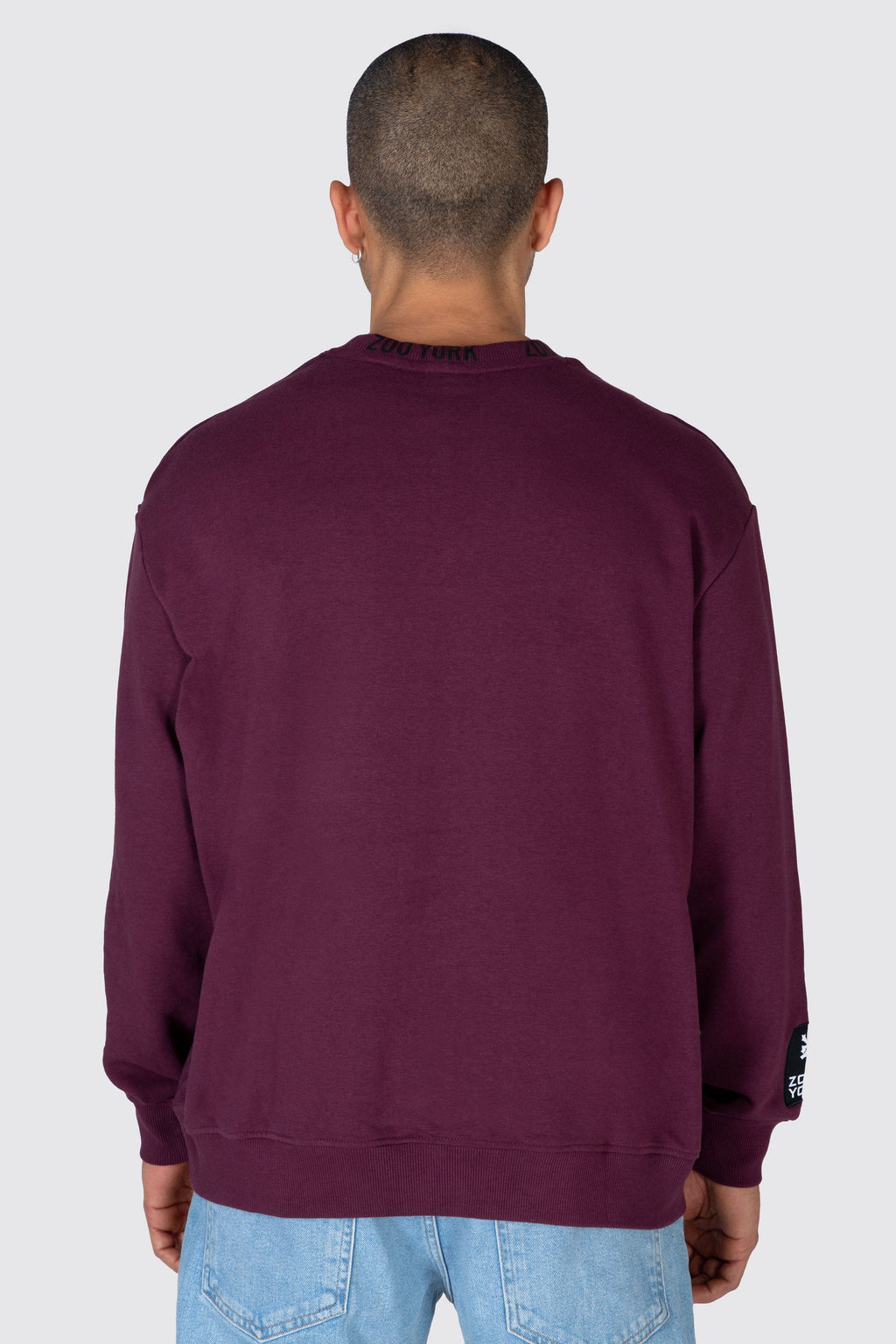 Poleron Crew Neck Collar 3.0 Burdeo Zoo York 