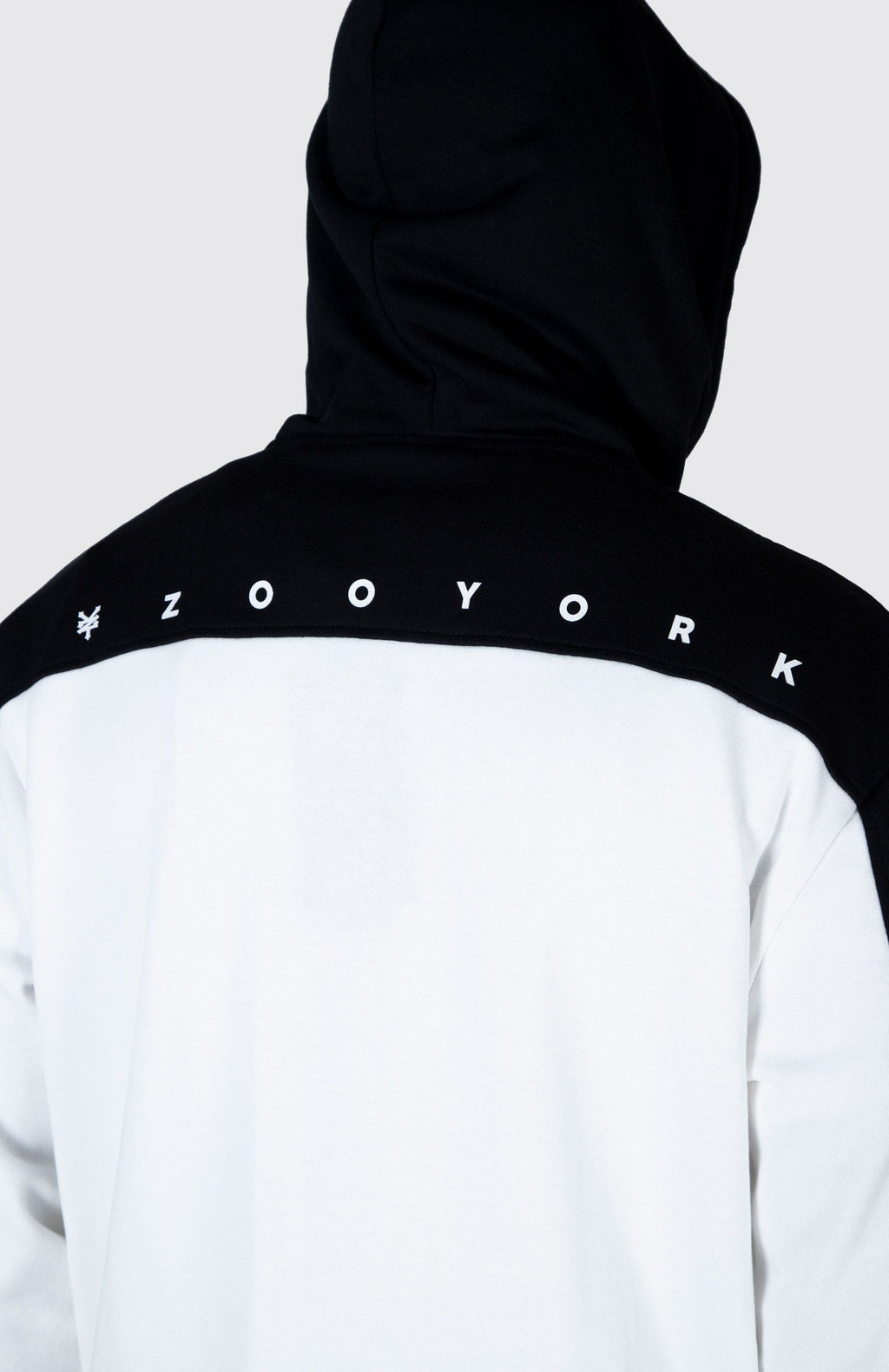 Poleron Zip Space Cracker Blanco Zoo York