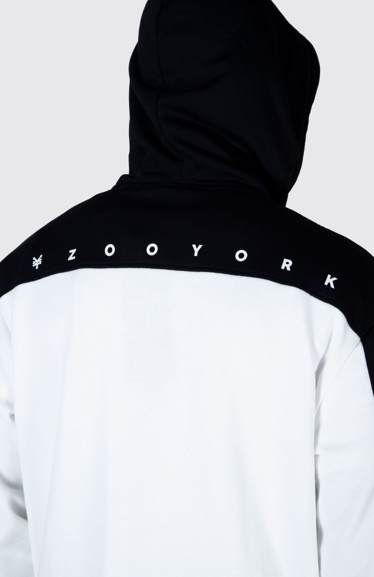 Poleron Zip Space Cracker Blanco Zoo York