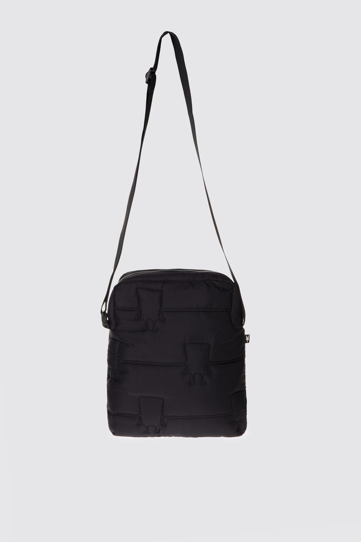 Bolso Crossbody Quilted Bob Esponja Siluet Negro Zoo York 