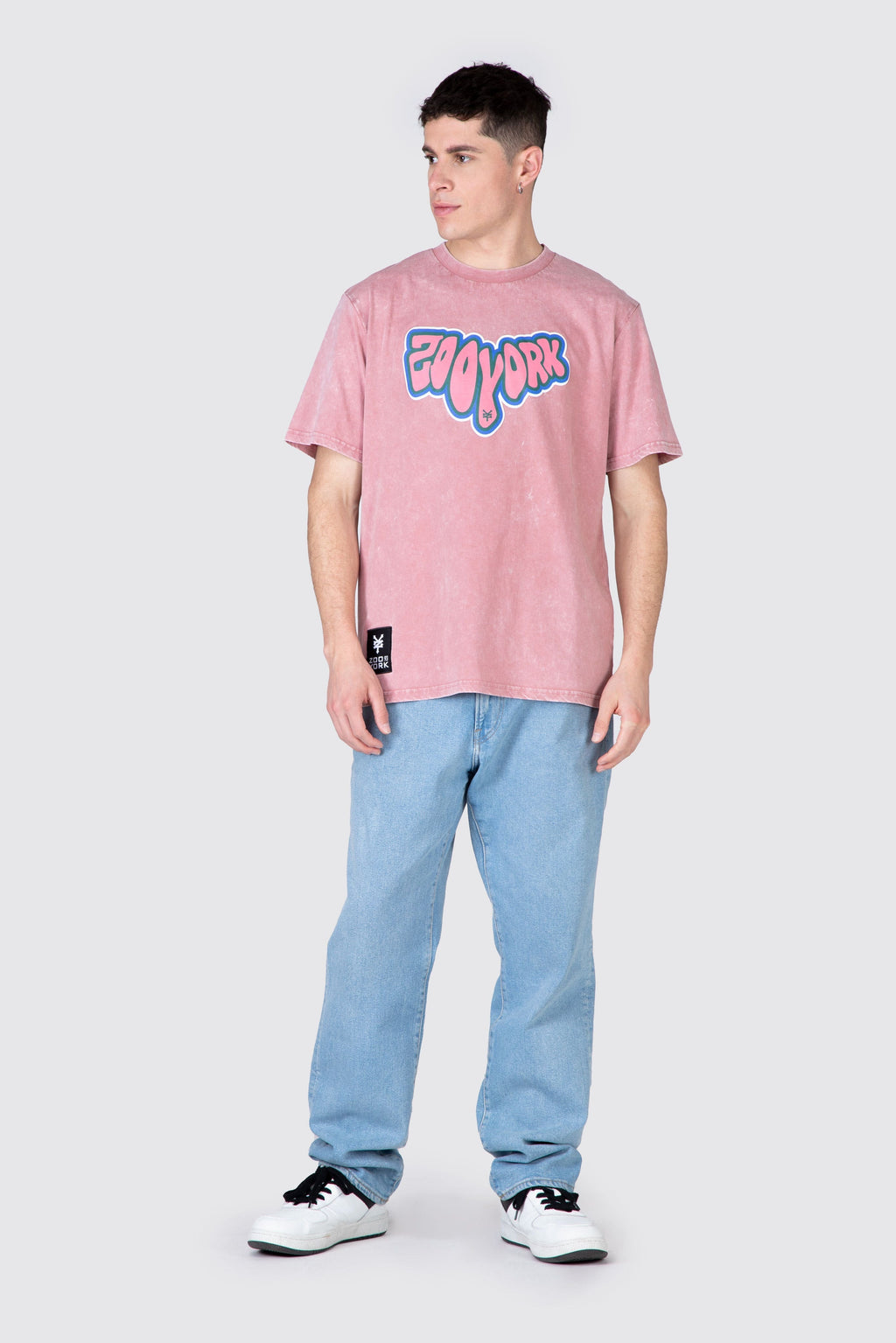Polera M/C Relove Rosado Zoo York