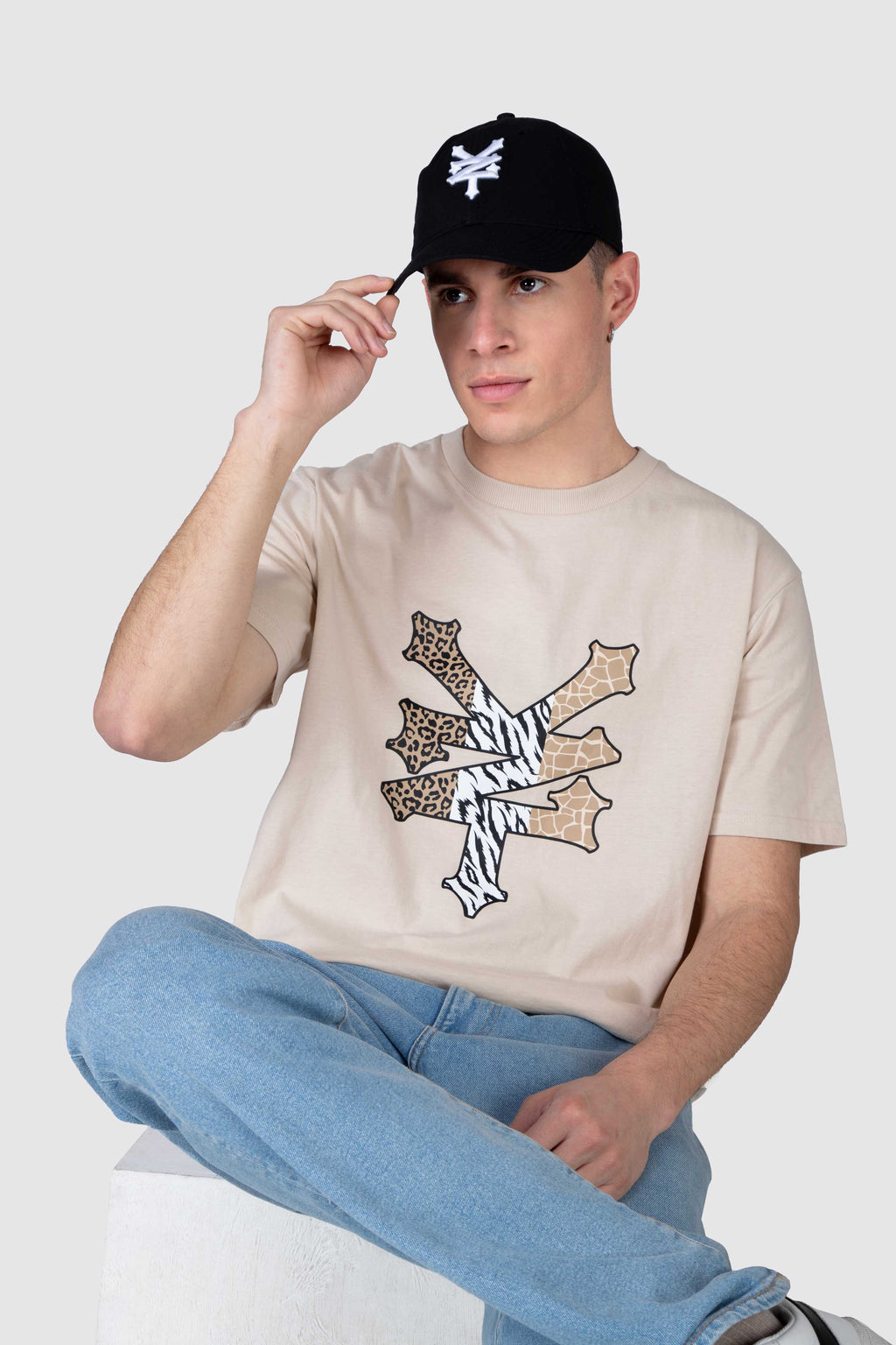 Polera M/C Savage Cracker Beige Zoo York 