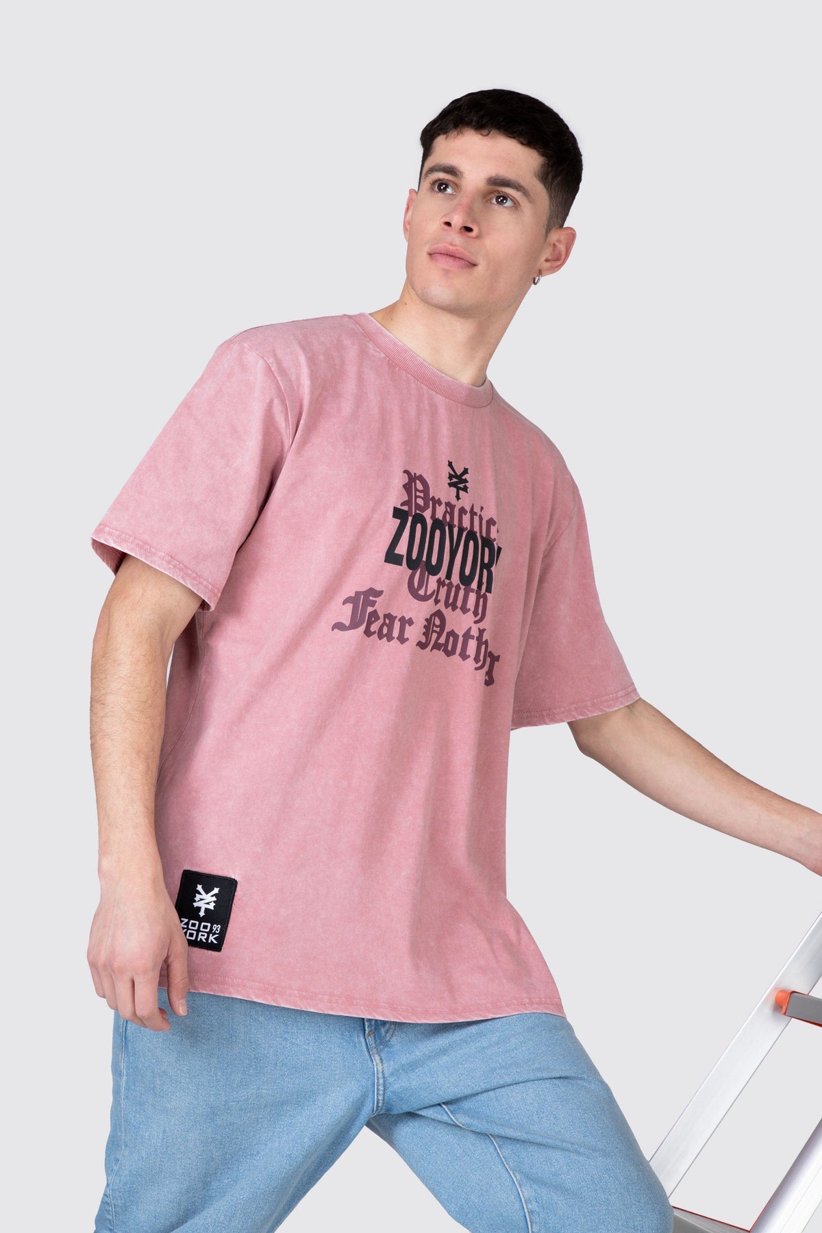 Polera M/C Today Rosado Zoo York