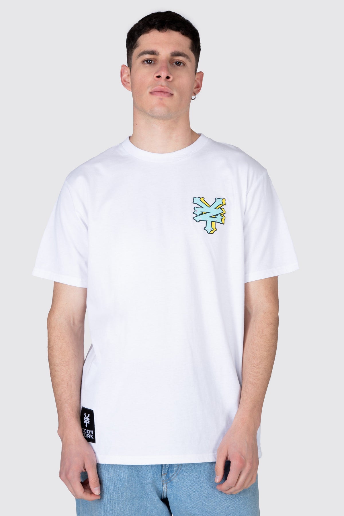 Polera M/C Zoonuts Blanco Zoo York